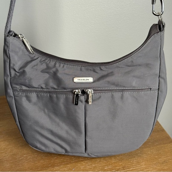 Travelon Handbags - Travelon Women's Anti-Theft Essentials East/West Small Hobo Handbag
